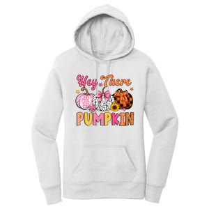 Hey There Pumpkin Fall Season Halloween Lover Women's Pullover Hoodie