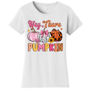 Hey There Pumpkin Fall Season Halloween Lover Women's T-Shirt