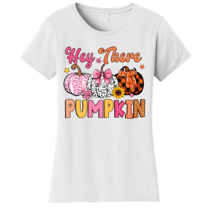 Hey There Pumpkin Fall Season Halloween Lover Women's T-Shirt