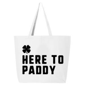 Here To Paddy St Patrick's Day Funny Gift 25L Jumbo Tote