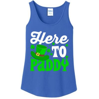 Here To Paddy Gift Ladies Essential Tank