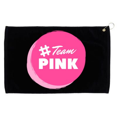 Hashtag Team Pink Grommeted Golf Towel