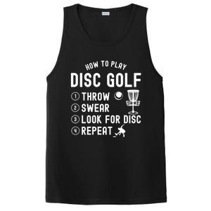 How To Play Disc Golf Funny Meaningful Gift PosiCharge Competitor Tank