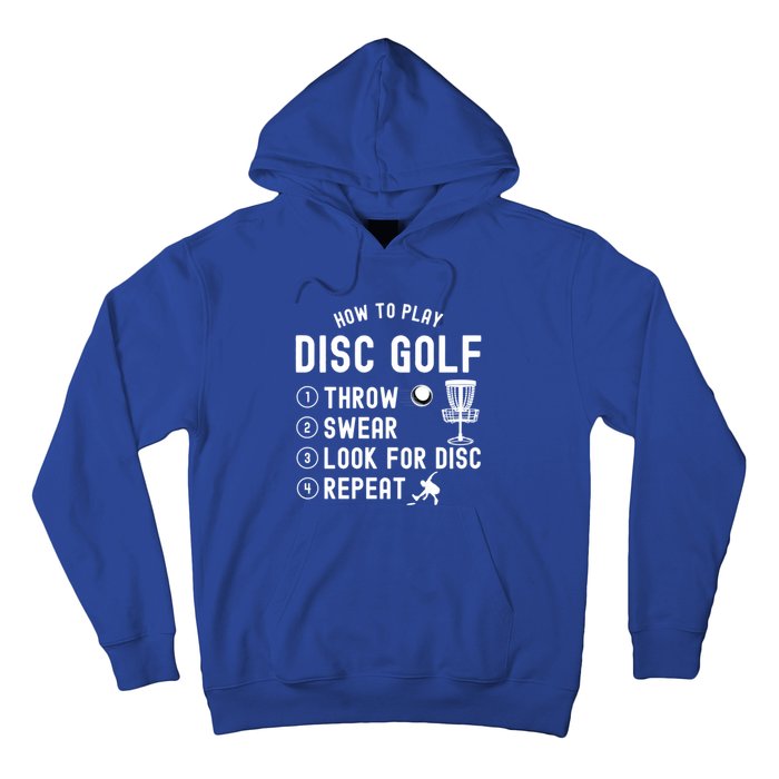 How To Play Disc Golf Funny Meaningful Gift Hoodie