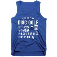 How To Play Disc Golf Funny Meaningful Gift Tank Top