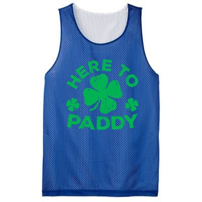 Here To Paddy Meaningful Gift St Patrick's Day Meaningful Gift Mesh Reversible Basketball Jersey Tank