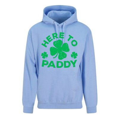 Here To Paddy Meaningful Gift St Patrick's Day Meaningful Gift Unisex Surf Hoodie