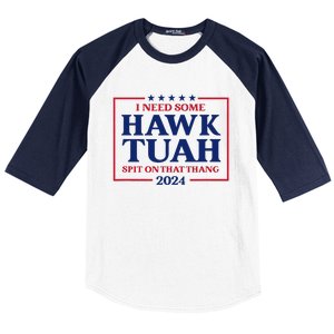 Hawk Tush President Election Funny Design Baseball Sleeve Shirt