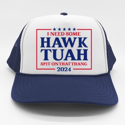 Hawk Tush President Election Funny Design Trucker Hat