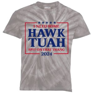 Hawk Tush President Election Funny Design Kids Tie-Dye T-Shirt