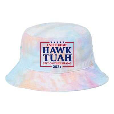 Hawk Tush President Election Funny Design Tie Dye Newport Bucket Hat