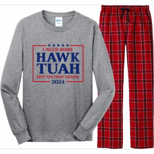 Hawk Tush President Election Funny Design Long Sleeve Pajama Set