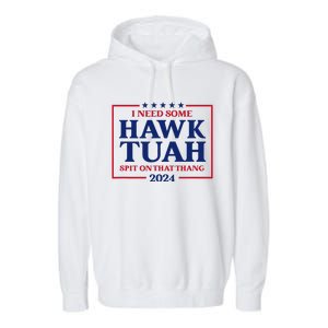 Hawk Tush President Election Funny Design Garment-Dyed Fleece Hoodie