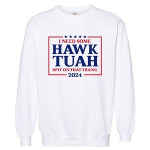 Hawk Tush President Election Funny Design Garment-Dyed Sweatshirt