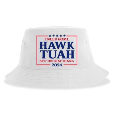 Hawk Tush President Election Funny Design Sustainable Bucket Hat