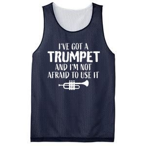 Hilarious Trumpet Player Saying Trumpeter Ive Got A Trumpet Mesh Reversible Basketball Jersey Tank