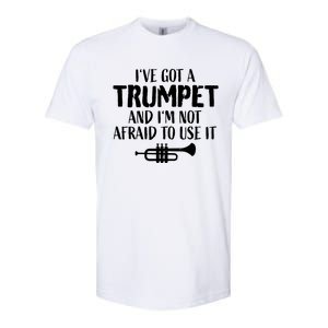 Hilarious Trumpet Player Saying Trumpeter Ive Got A Trumpet Softstyle CVC T-Shirt