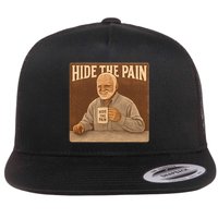 Hide the Pain Flat Bill Trucker Hat