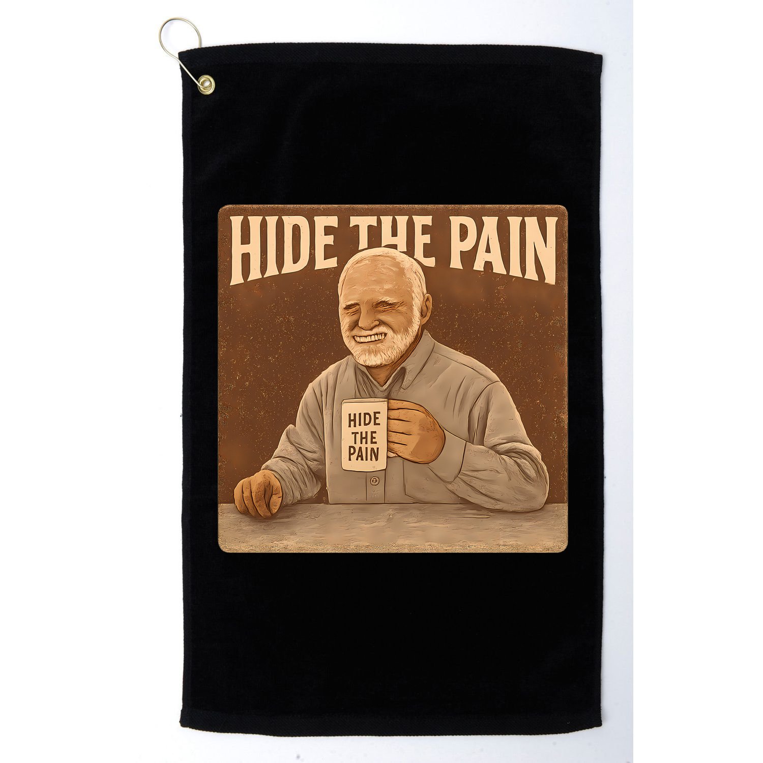 Hide the Pain Golf Towel