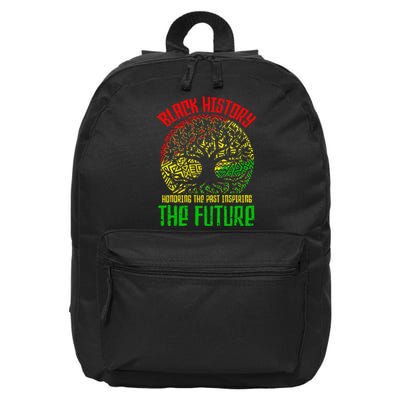 Honoring The Past Inspiring The Future Black History 16 in Basic Backpack