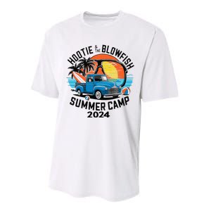 Hootie The Puffer Fish Summer 2024 Camping Adventure Gift Performance Sprint T-Shirt