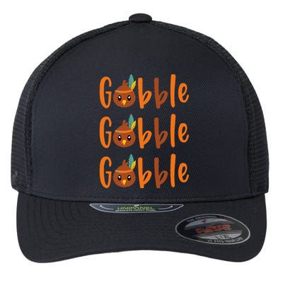 Hilarious Turkey Pilgrim Thanksgiving Costume Flexfit Unipanel Trucker Cap