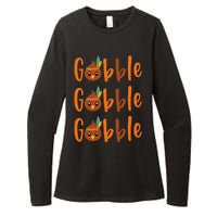 Hilarious Turkey Pilgrim Thanksgiving Costume Womens CVC Long Sleeve Shirt