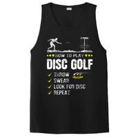 How To Play Disc Golf Frisbee Disc Golfer Humor Disc Golfing  PosiCharge Competitor Tank