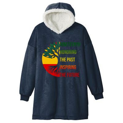 Honoring The Past Inspiring The Future Junenth African Cute Gift Hooded Wearable Blanket