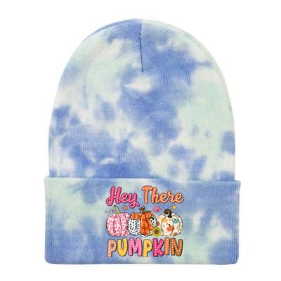 Hey There Pumpkin Tie Dye 12in Knit Beanie