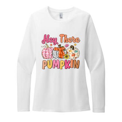 Hey There Pumpkin Womens CVC Long Sleeve Shirt