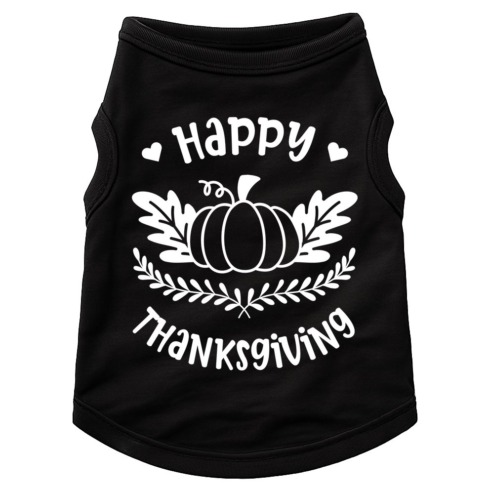 Happy Thanksgiving Pumpkin Cute Doggie Tank