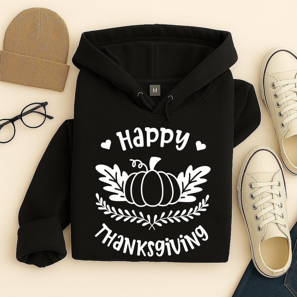 Happy Thanksgiving Pumpkin Cute Hoodie