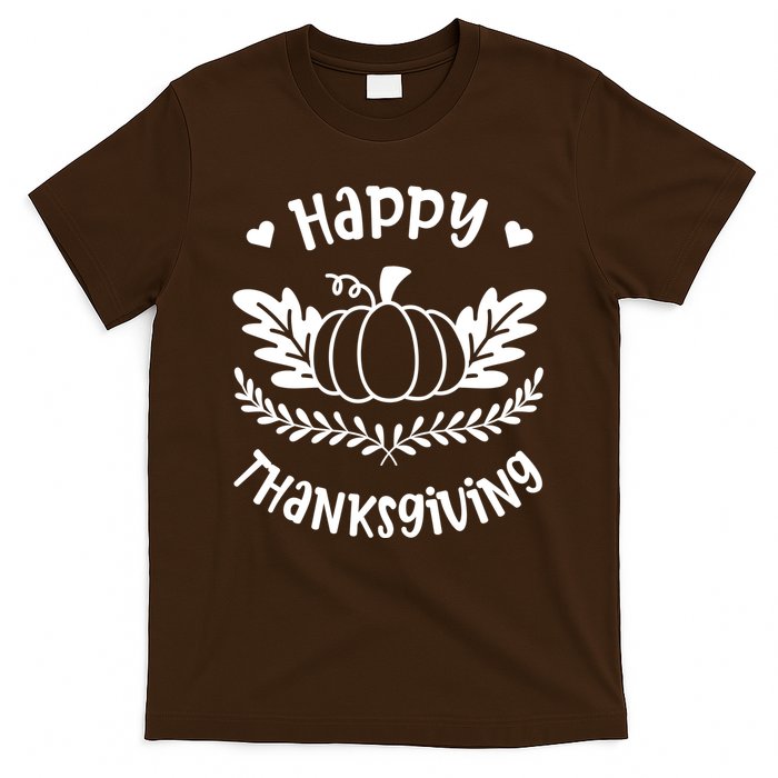 Happy Thanksgiving Pumpkin Cute T-Shirt