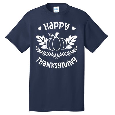 Happy Thanksgiving Pumpkin Cute Tall T-Shirt