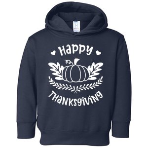 Happy Thanksgiving Pumpkin Cute Toddler Hoodie