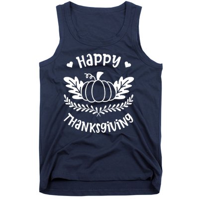 Happy Thanksgiving Pumpkin Cute Tank Top