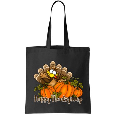Happy Thanksgiving Pumpkins Fall Autumn Cute Turkey Bag