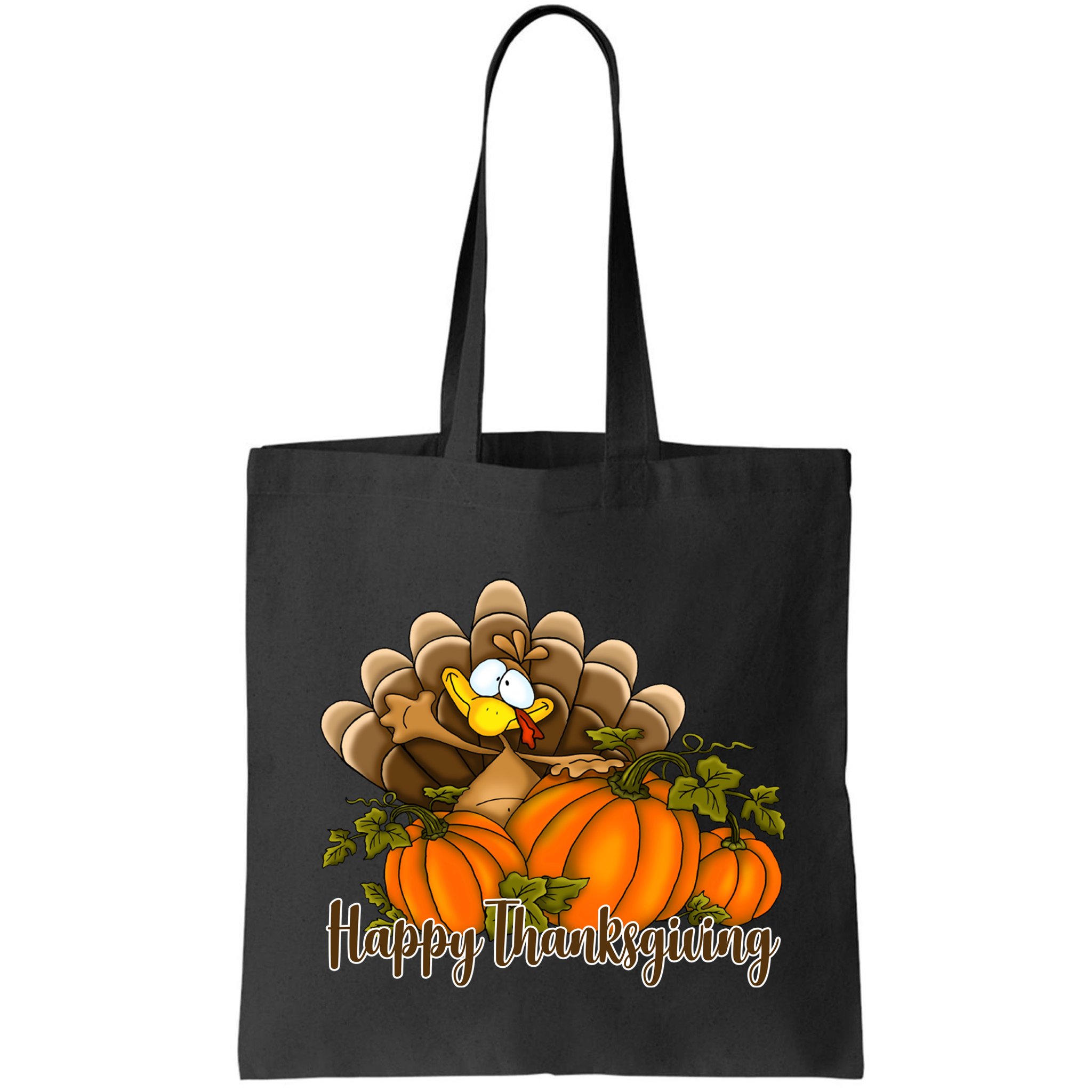 Happy Thanksgiving Pumpkins Fall Autumn Cute Turkey Bag