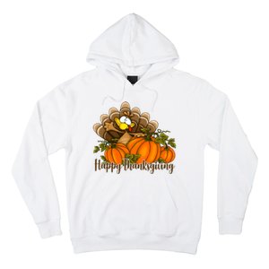 Happy Thanksgiving Pumpkins Fall Autumn Cute Turkey Hoodie