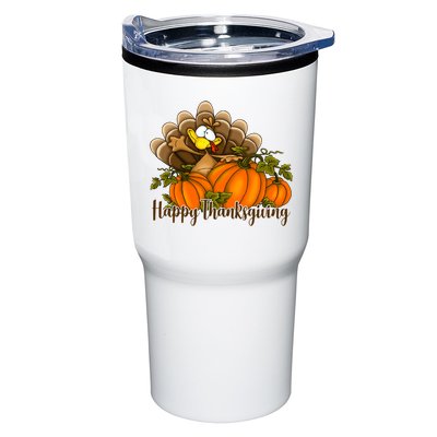 Happy Thanksgiving Pumpkins Fall Autumn Cute Turkey Tumbler
