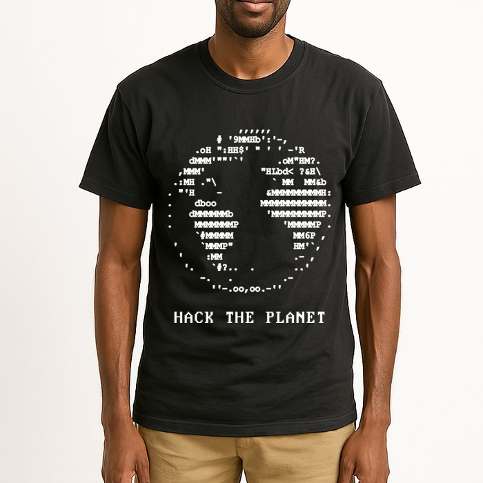 Hack The Planet Tall T-Shirt