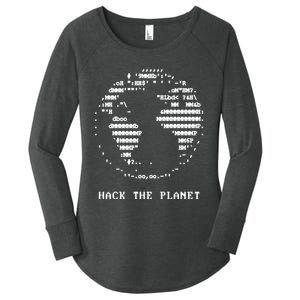 Hack The Planet Women's Perfect Tri Tunic Long Sleeve Shirt