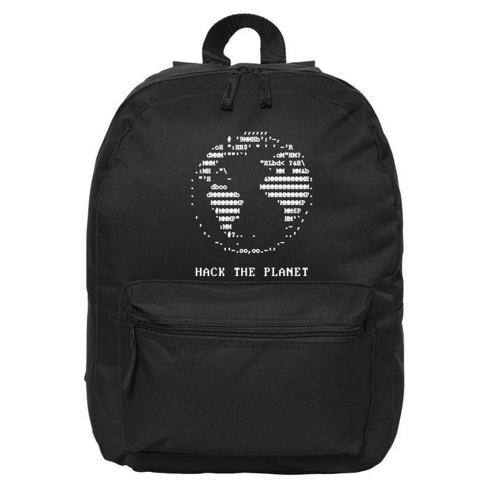 Hack The Planet 16 in Basic Backpack