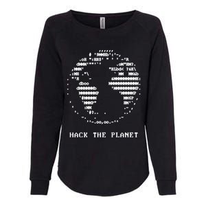 Hack The Planet Womens California Wash Sweatshirt