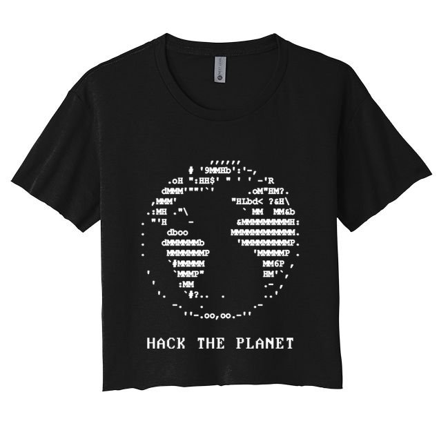 Hack The Planet Crop Top