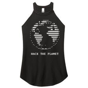 Hack The Planet Women's Perfect Tri Rocker Tank