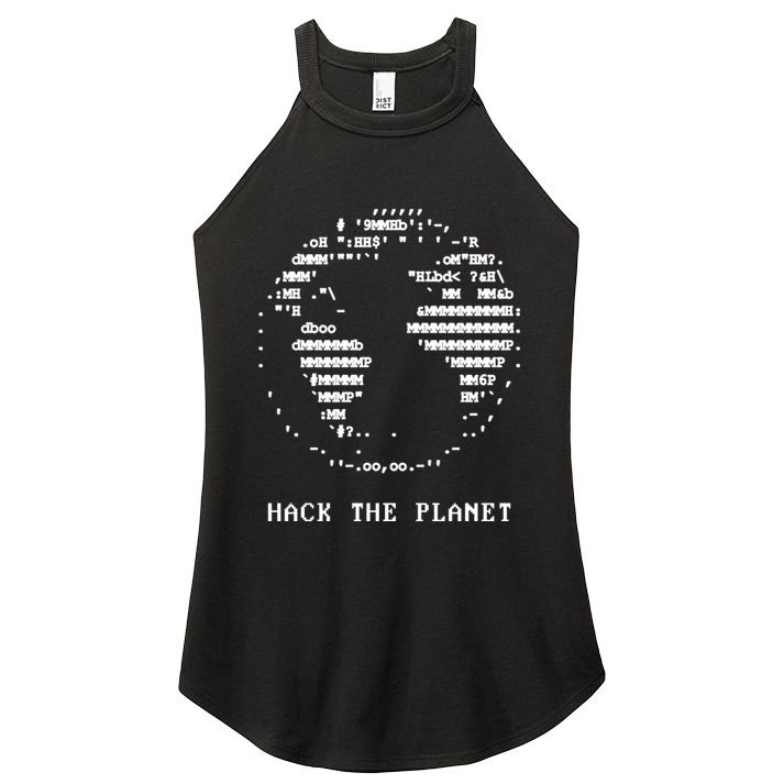 Hack The Planet Women's Perfect Tri Rocker Tank
