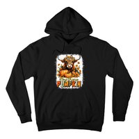 Hay There Pumpkin Highland Cow Thanksgiving Fall Autumn Hoodie