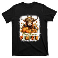 Hay There Pumpkin Highland Cow Thanksgiving Fall Autumn T-Shirt